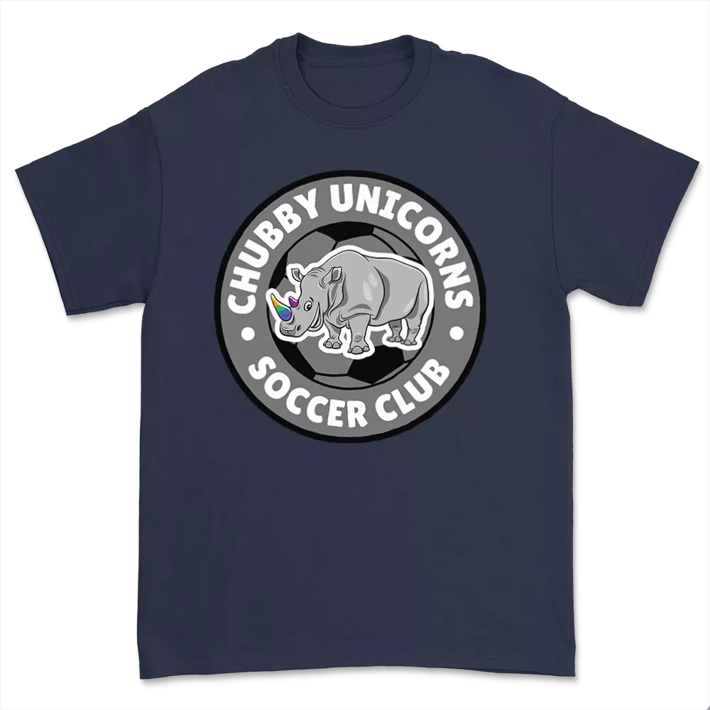 Chubby Unicorn Soccer Club - Navy