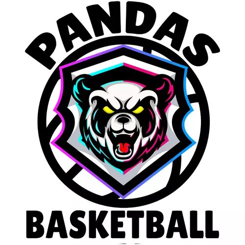 Panda Basketball Logo